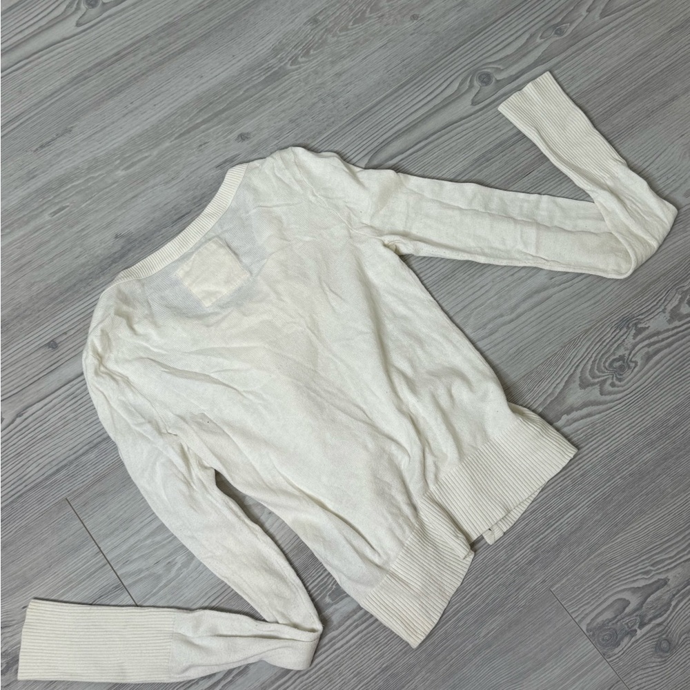 Hollister Cream Knit Sweater - Picture 3 of 4
